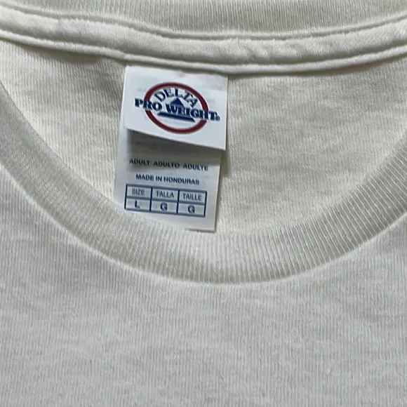 Delta Pro Weight Adult size L Tee Shirt - Picture 2 of 6